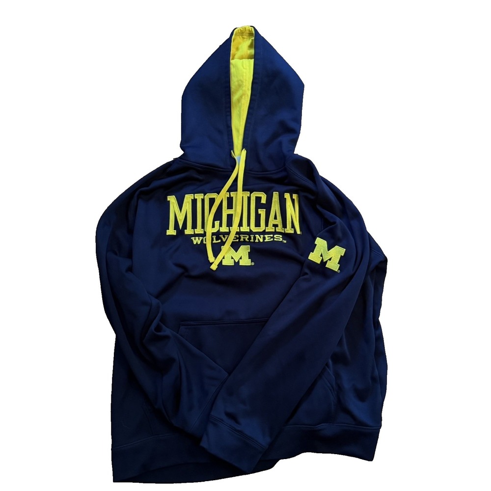 Knights Apparel Men's Size Large University of Michigan Hoodie Sweatshirt